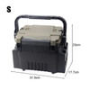 Fishing Gear Box Multi-layer Lure Bait Storage Box Multifunctional Large Capacity Lightweight Rod Insert Slot for Angling Lovers
