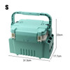 Fishing Gear Box Multi-layer Lure Bait Storage Box Multifunctional Large Capacity Lightweight Rod Insert Slot for Angling Lovers