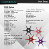 GOMEXUS DIY Aluminum Star Drag 65mm Daiwa/Shimano Tatula Zillion Baitcasting Fishing Reel Accessories Baitcaster Drag Adjuste