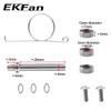 EKFan 1 set Fishing Handle Knob Tool for Stainless Steel Axle Bearing Washers Gasket Screw Assembling Fishing Knob Tools parts