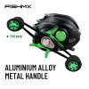 Fishmx Fishing Reel 7.2:1 Gear Ratio Max Drag 10kg Baitcasting Reel with Aluminum Spool for Lure Freshwater Pesca