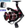 Shimano New All Metal 1000—8000Fishing Reel 23Kg MaxDrag Power Spinning Wheel Fishing Coil Shallow Spool Suitable for all waters