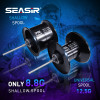 SEASIR Cast-X Double Spool Baitcasting Mico Fishing Reel 7.3：1 High Speed Gear Ratio Fresh Saltwater Magnetic Brake Fishing Coil