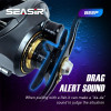 SEASIR Cast-X Double Spool Baitcasting Mico Fishing Reel 7.3：1 High Speed Gear Ratio Fresh Saltwater Magnetic Brake Fishing Coil