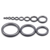 FishTrip 20Pcs~150Pcs Fishing Rod Repair Kit Smooth Ceramic Guide Ring Wear Resistant Rod Eye Replacement Kit