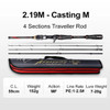 Histar Assassins Portable Full Carbon Fuji Reel Seat Fast Action 1.68m to 2.44m Spinning and Casting Travel Fishing Rod