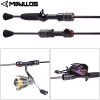 Mavllos DELICACY L.W 0.6-8g UL Fishing Rod Casting Spinning Rod Light Carbon Fiber Hollow + Solid 2 Tips Bait Casting Rods