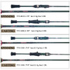 KUYING Teton 5'10" 1.75m 6' 1.8m Spinning Casting Stream Soft Fishing Lure Rod Pole Stick Cane Carbon FUJI Light Fast Speed