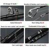 Dr.Fish Catfish Rod and Reel Combo 7ft Spinning Trolling Rod Heavy Duty Baitfeeder Boat Fishing Lure Swivel Line Tool