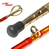 LURESPORT 2.1 m Trolling Rod SEAGUIDE Guide Aluminum Handle Solid Glass Blank DeepSea Boat Rod 1.5 section Electric Reel Fishing