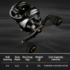 JOHNCOO ARES Baitcasting Reel Aluminum Frame Saltwater Fishing Reel 6.3:1 Gear Ratio 12kg Max Drag Low Profile Baitcast Reel JOHNCOO ARES Baitcasting Reel Aluminum Frame Saltwater Fishing Reel 6.3:1 Gear Ratio 12kg Max Drag Low Profile Baitcast Reel