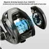 JOHNCOO ARES Baitcasting Reel Aluminum Frame Saltwater Fishing Reel 6.3:1 Gear Ratio 12kg Max Drag Low Profile Baitcast Reel JOHNCOO ARES Baitcasting Reel Aluminum Frame Saltwater Fishing Reel 6.3:1 Gear Ratio 12kg Max Drag Low Profile Baitcast Reel