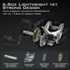 KastKing Crixus ArmorX Baitcasting Fishing Reel 9+1 Ball Bearings 7.2:1 High Gear Ratio 8kg Drag Aluminum Frame Fishing Wheel
