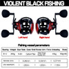 REEL 15 Kg Professional Fishing Reels Baitcast Reels Big Game Baitcasting Jigging Fishing 8+1 BB 6.4:1 Magnetic Brake Sea Bass