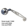 XTNIU Strong Durable 8*5mm Hole Single Fishing Reel Handle Aluminum Alloy Fishing Reel Rocker For Spinning FishingTackle Tool