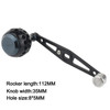 XTNIU Strong Durable 8*5mm Hole Single Fishing Reel Handle Aluminum Alloy Fishing Reel Rocker For Spinning FishingTackle Tool