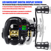 New Led Screen Electronic Fishing Reel Baitcasting High Speed 7.2:1 10kg Waterproof Saltwater Cast Drum Wheel Moulinet Casting