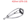 Fishing Rod Top Guides Free of Tangle Top Tips Repair Kit DIY Rod Building Eye Rings Guias de pesca Rod canne a peche guides