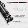 Spinning Rod 1.8m-3.6m Max Pull 10.5KG Spinning Pole Lure Weight 1-50g Portable Telescopic Fishing Rod for Freshwater Saltwater