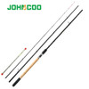 JOHNCOO Feather 40T Carbon Light Weight Feeder Fishing Rod 3.6m 3.9m 3 Sections with 3 Different Tips Test 90g 120g 150g