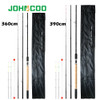 JOHNCOO Feather 40T Carbon Light Weight Feeder Fishing Rod 3.6m 3.9m 3 Sections with 3 Different Tips Test 90g 120g 150g