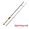 Catch.U 1.7m/1.8m Fishing Rod Carbon Fiber Spinning/Casting Lure Pole Bait Weight 6-15g Reservoir Pond Fast Bass Fishing Rods