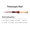 PURELURE 1.50m XUL BFS Telescopic Rod 5ft Travel Rod Trout Spinning Casting Solid Tip Carbon Fishing Rod Small Bait Perch Rod