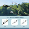 THKFISH Rod Tip Repair Kit Rod Repair Kit Fishing Rod Tips Stainless Steel Ceramic Ring Guide Rod Repair Replacement 50pcs