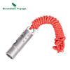 Boundless Voyage Titanium Whistle Coaches Training Sports Keychain Whistle Emergency Survival Safety Whistles with Lanyard Loud