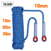 10m 20m 30m 10mm Climbing Rope Static Rock Tree Wall Climbing Equipment Gear Outdoor Survival Fire Escape Car Rescue Safety Rope