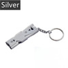 New Portable whistle 180 db aluminum alloy double tube lifesaving emergency SOS safety survival whistle outdoor EDC Tool 2023