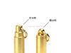 by dhl or ems 100pcs 10mm Solid brass EDC Emergency Safety & Survival Aid Whistle Keychain For Camping Hiking Tools