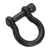 1 PC Black U Anchor Shackle Screw Pin Paracord Bracelet Buckle Paracord Bracelet Accessories Outdoor Tool Survival Rope Fittings