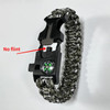 Multi-function Military Emergency Survival Paracord 4mm Bracelet Outdoor Scraper Whistle Buckle Paracord Tools 550 Paracord