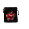 7pc/lot DND Dice Set with Velvet Dice Bag D4,D6,D8,D10,D10%,D12,D20 Colorful Accessories for Board Game,DnD, RPG GYH