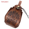 Artificial Leather Dice Bag Tray Design Viking Style Vintage Medieval Drawstring Pouch For D&D Role Playing RPG Game Coin Purse