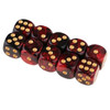 10pcs 16mm Two-Color Opaque Six Sided Spot Dice Games D6 D&D Dice Set RPG Dice Straight Cup Bar Board Game Set KTV Entertainment