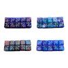 10pcs Symbol Dice Double Colors Math Counting Teaching Add Subtract Dice Digital Dice Dice Acrylic Six Sided Teaching Tool