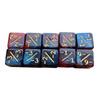 10pcs Symbol Dice Double Colors Math Counting Teaching Add Subtract Dice Digital Dice Dice Acrylic Six Sided Teaching Tool