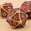 Dungeon and Dragon DND Metal Dice Set D&D, 7 Piece Polyhedral Role Playing RPG D and D Dice D20 D12 D10 D8 D6 D4