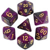 Dice Set Board Games Roll Dice Galaxy Theme Polyhedral Dice Set Amazing Colourful Universe Effect For DND Board Game Accessories