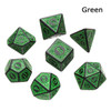 Hot Multi-Sided 7-Die Dice Set Game Dice For TRPG DND Accessories Polyhedral D4 D6 D8 D10 D12 D20 Dice For TRPG DND Accessories