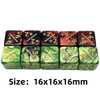 Dice D6 Games Counter Dice High Quality D6 Dice Plain Colour Mixed Colours Marble Effect For Math Game MTG Card Game Accessories