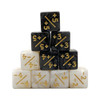 Dice D6 Games Counter Dice High Quality D6 Dice Plain Colour Mixed Colours Marble Effect For Math Game MTG Card Game Accessories