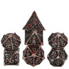 7pcs Pure Copper Cthulhu Metal Dice Set DND Used for Dungeon and Dragon Role Playing Games Dice