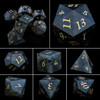 D6 Dnd Sharp Edge Polyhedral Crystal Stone&Gem D and D Dice Set For Dungeon and Dragon Pathfinder Role Playing Game(RPG)、MTG