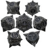 7Pcs/set Foreign Trade New Product High-grade Metal Dice Set DND Polyhedron Digital Dice Table Game Dice