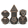 DND Metal Dice Set D20 D12 D10 D8 D6 D4 D% RPG Polyhedral Game Dice for D&D Role Playing Games