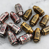 CRITALLIC 8PC/10PCS D6 Die Bullet Metal Dice Set Metal 6 Sided D&D Dice Set for D and D Dungeons and Dragons Accessories Gifts