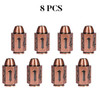 CRITALLIC 8PC/10PCS D6 Die Bullet Metal Dice Set Metal 6 Sided D&D Dice Set for D and D Dungeons and Dragons Accessories Gifts
